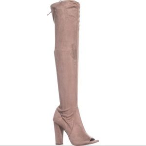 Carlos by Carlos Santana Fitz Open Toe OTK Boots